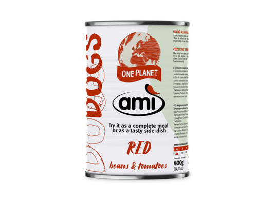 Ami red 400 gr. våtfôr hund (bønner tomat)