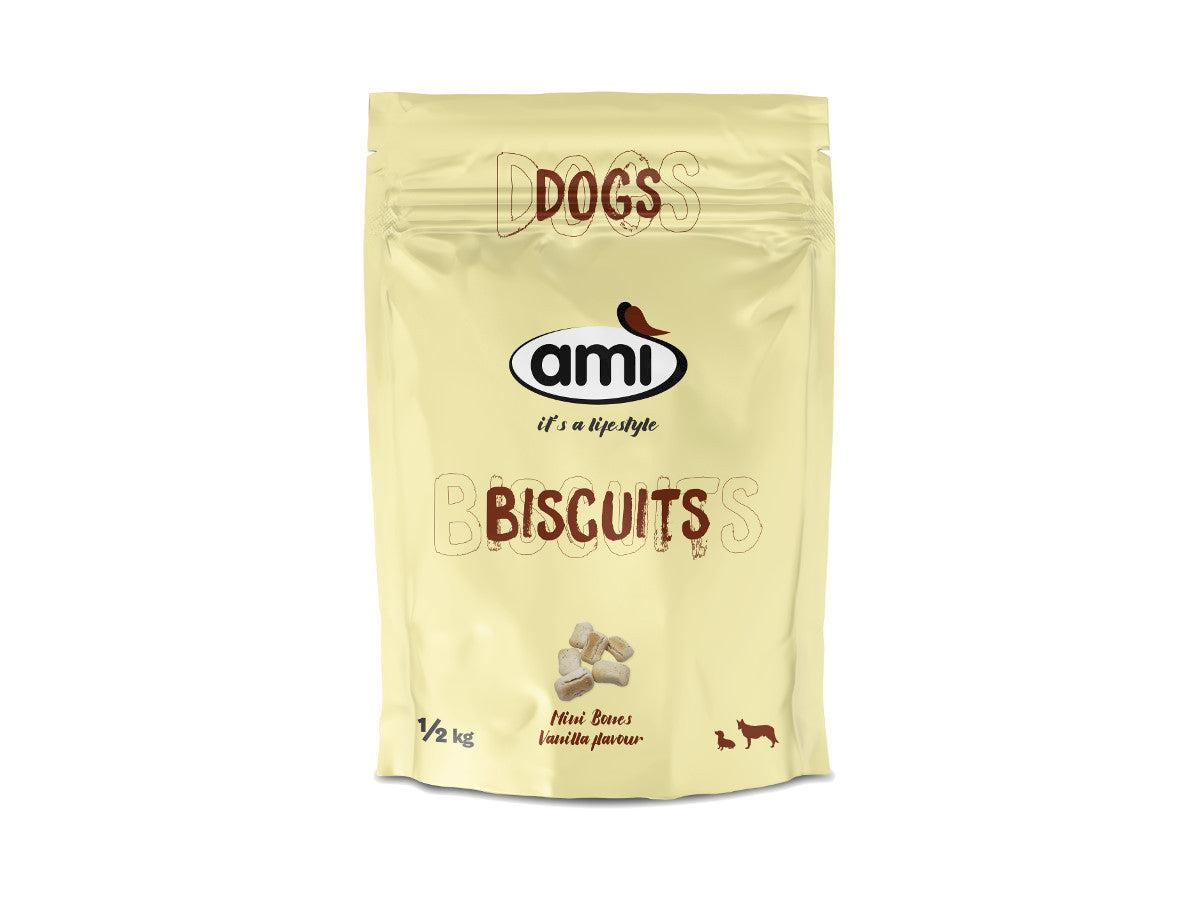 Ami hundekjeks smak av vanilje 500 gr.