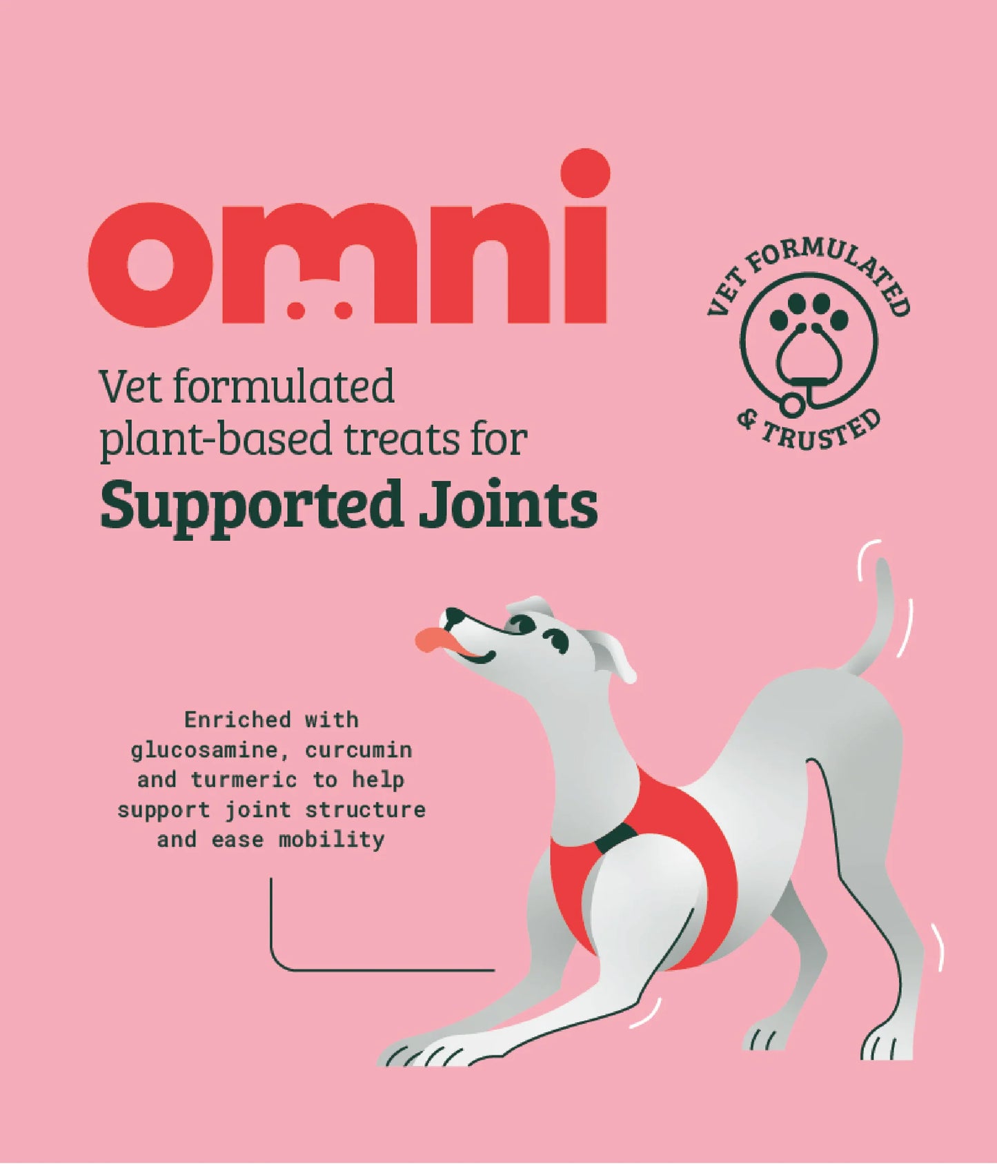 Omni godbit støttende for ledd 70 gr