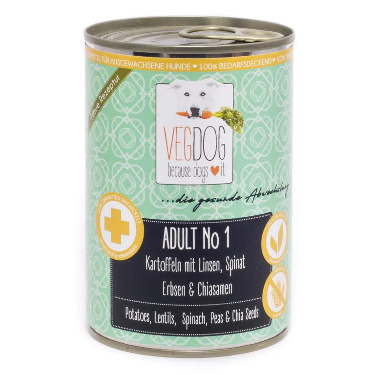 Vegdog Adult No 1 400 gr