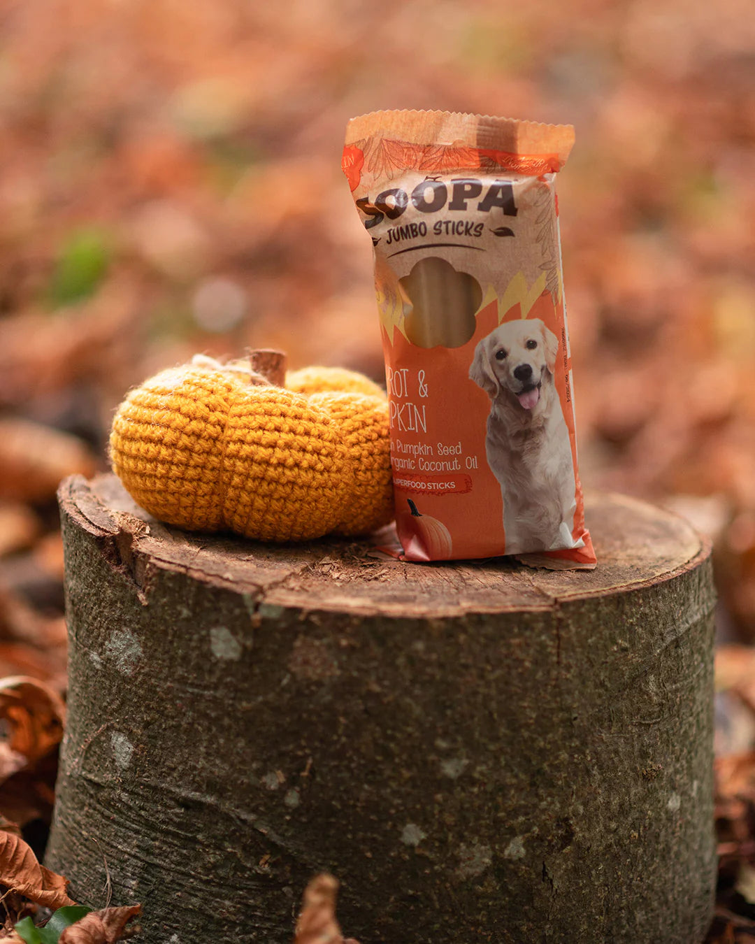 Soopa JUMBO gulrot & gresskar tyggepinner 170 gr