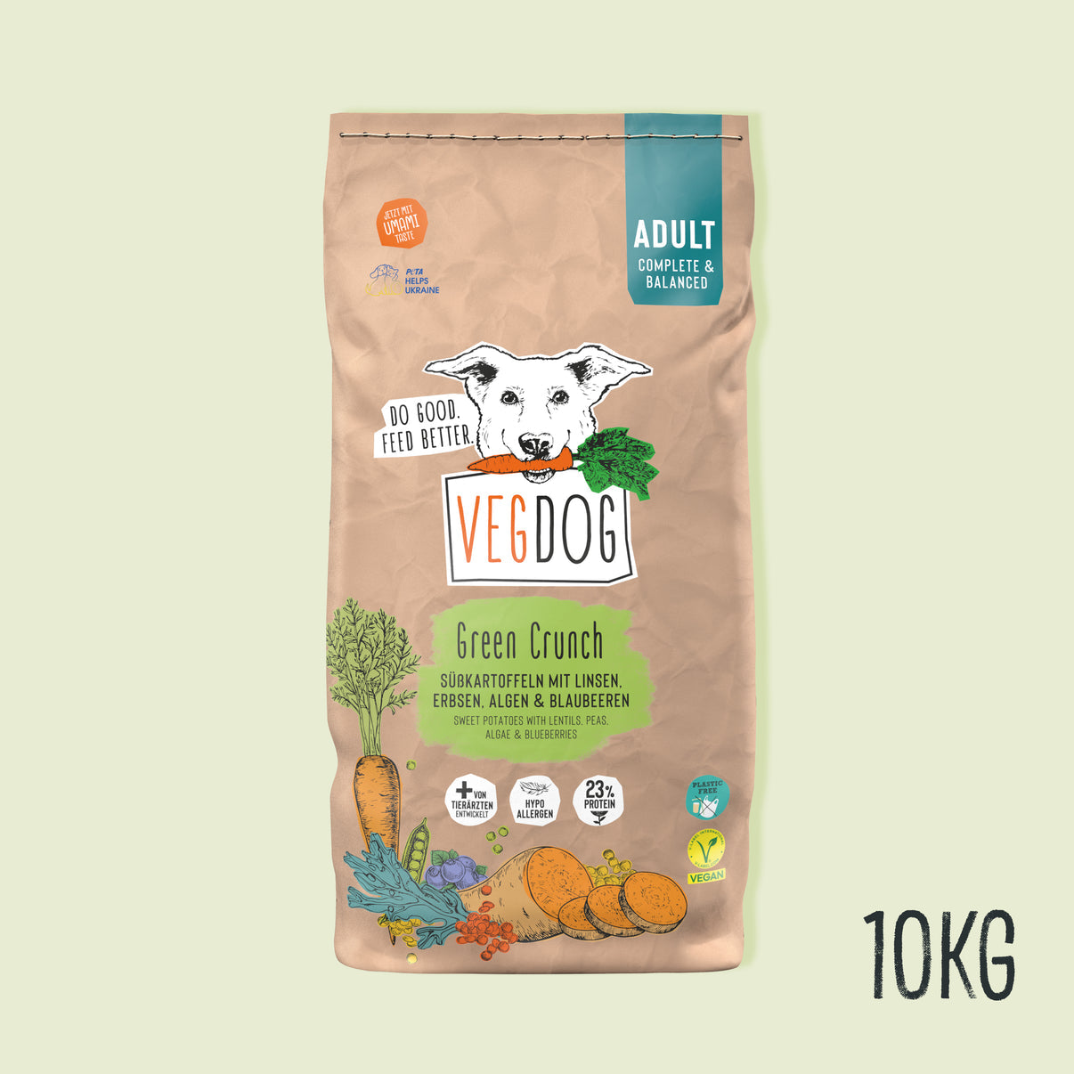 Vegdog Green crunch 10 kg