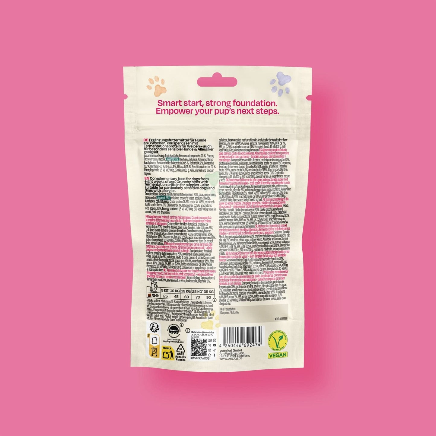 Vegdog Brainy bites valp 80 g