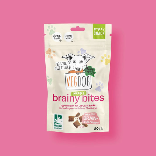 Vegdog Brainy bites valp 80 g