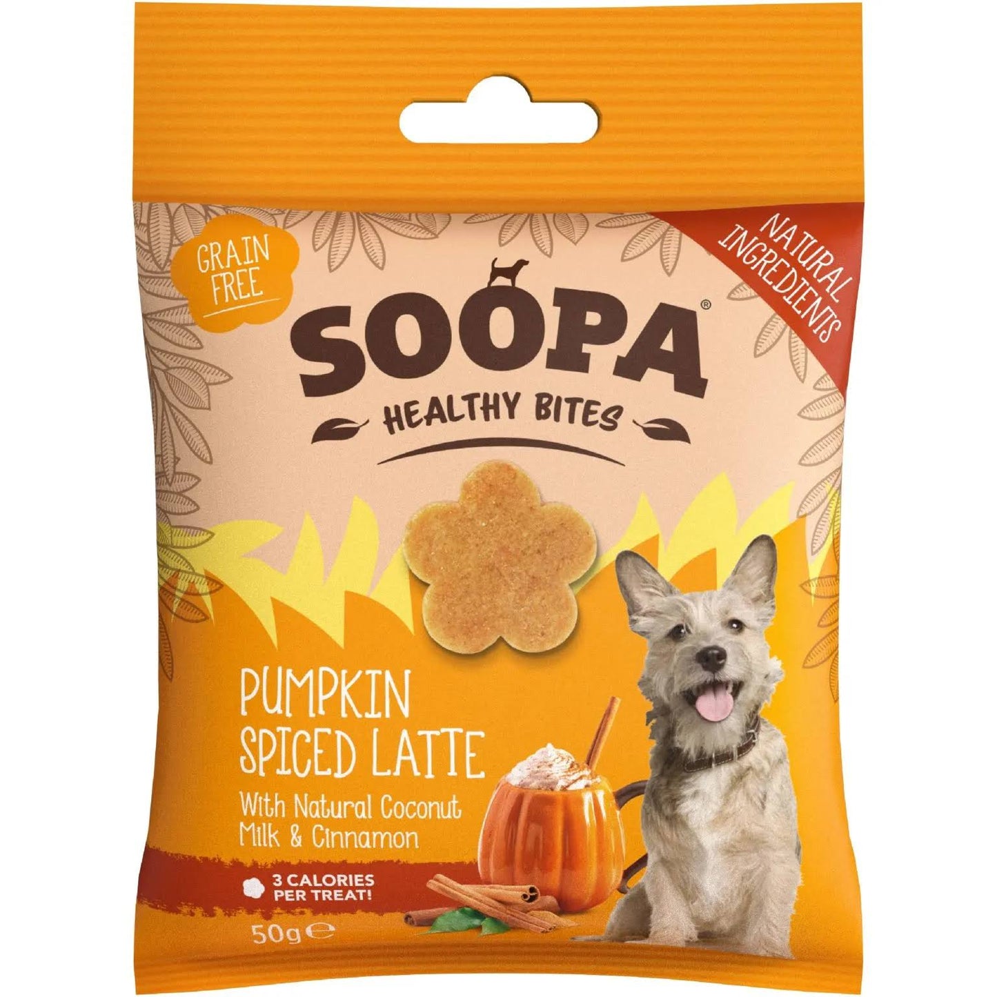 Soopa pumpkin spiced latte biter