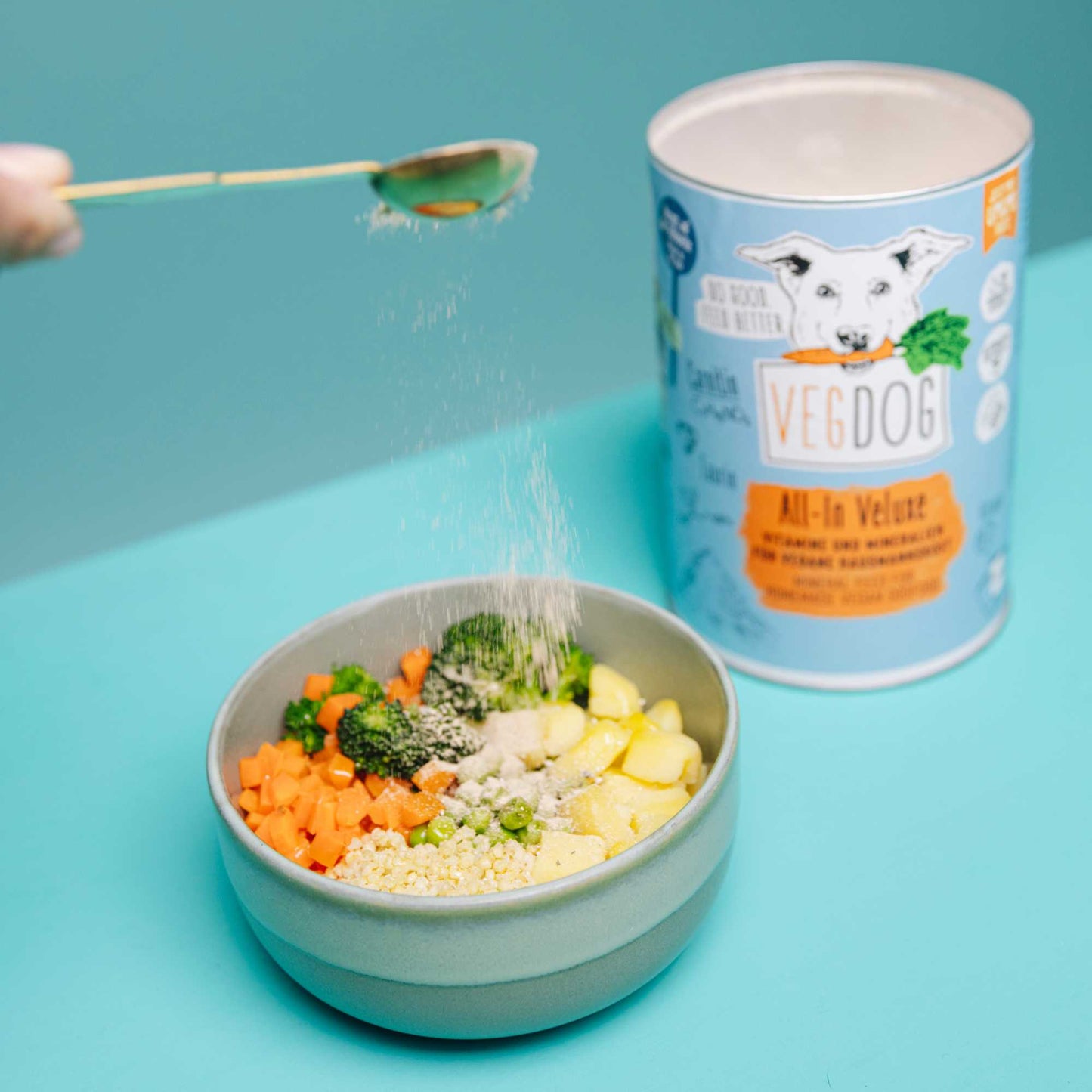 Vegdog  All-In-Veluxe mineral og vitaminpulver for hjemmelaget mat